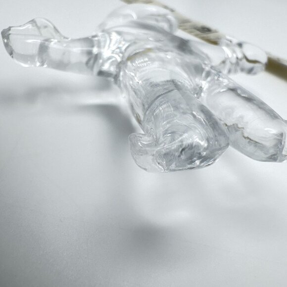 Kosta Boda Vintage MCM 70s Vallien Glass Santa Suncatcher Pendant Ornament - Picture 8 of 8